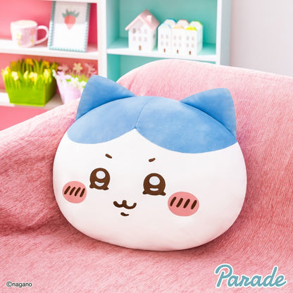 # Chiikawa Mochiru Face Super Big Plush Toy Hachiware 40cm0