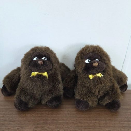 [Used] [Stained] Gorilla plush toy Retro set of 20