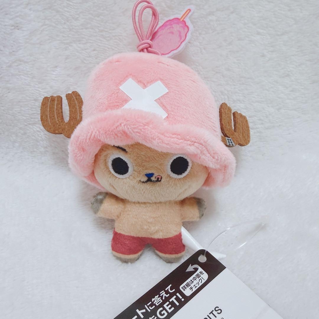 One Piece Stuffed toy with elastic cord ~Chopper pink hat ver.~0