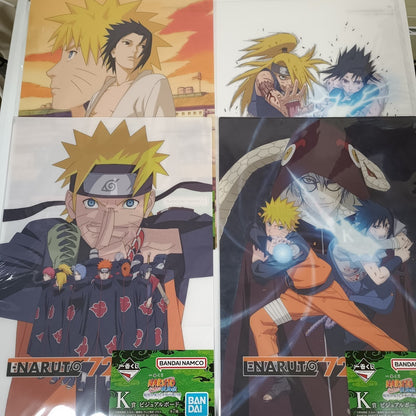 Ichiban Kuji Naruto Visual Board Complete Set of 4 K42420