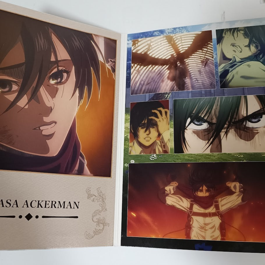 Ichiban Kuji Attack on Titan Memorial Card  Mikasa (Used) K41511