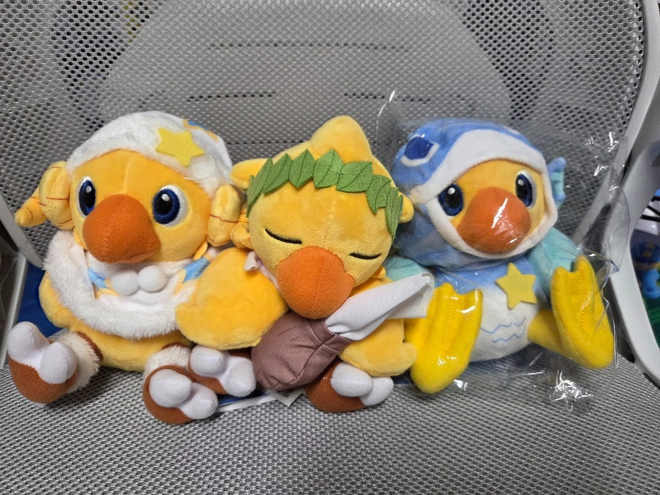 # FINAL FANTASY Zodiac Chocobo Plush Set Aries Aquarius Pisces0