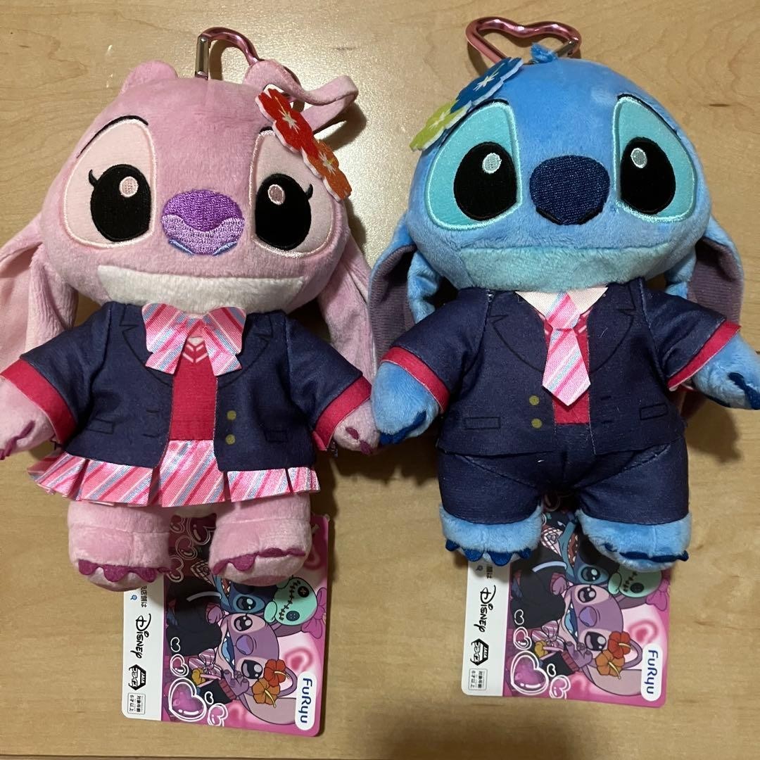 # Stitch Cute Girl Photo Plush Toy with Carabiner Set of 20