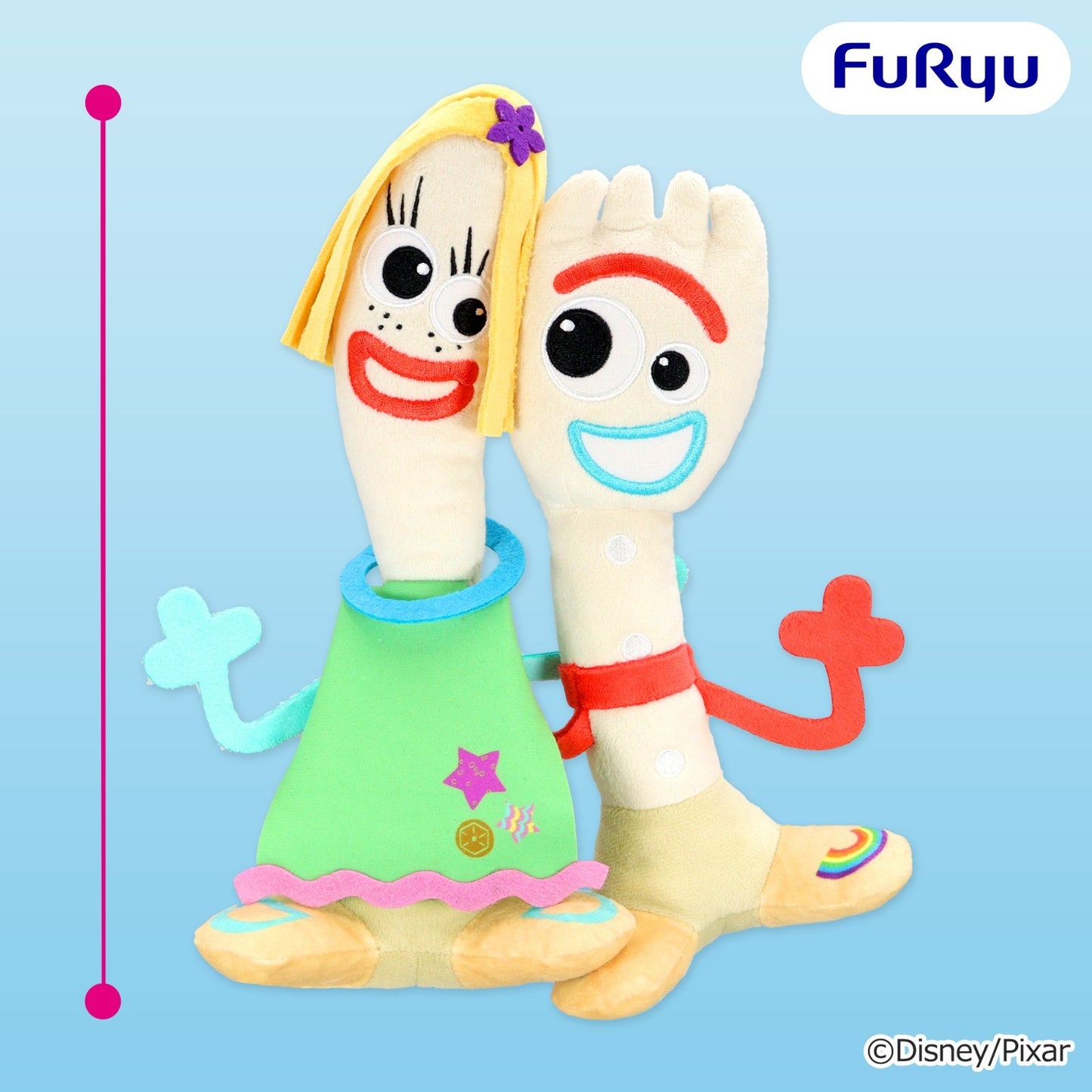 # Toy Story 5 Pair of Plush Toys Forky & Karen Beverly 29cm0