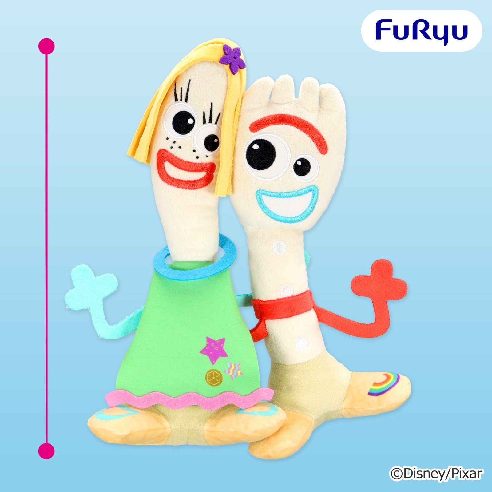 # Toy Story 5 Pair of Plush Toys Forky & Karen Beverly 29cm0