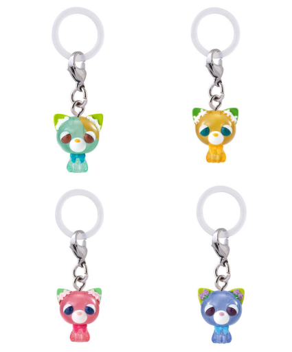 # Capsule toy Tea Cat Mejirushi accessories set of 40
