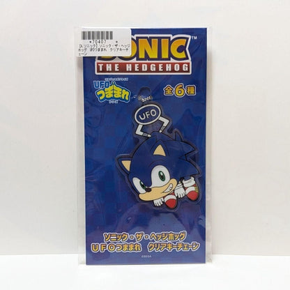 Sonic the Hedgehog UFO Tsumagare Clear Key Chain Sonic0