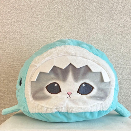 # Mofusand Dome Cushion Shark Cat1