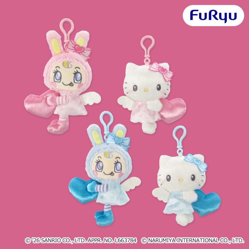 Mezzo Piano×Hello Kitty Clippi Plush Toy ~Angel~3