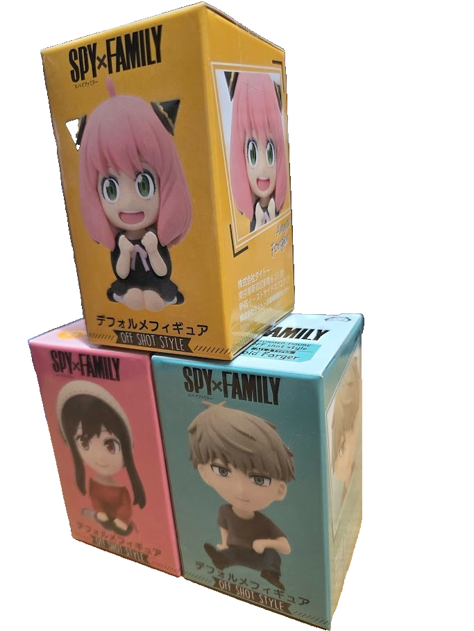 # Spy Family Deformed Figures Off-Shot Style Figures Anya Yor Lloyd Set of 31