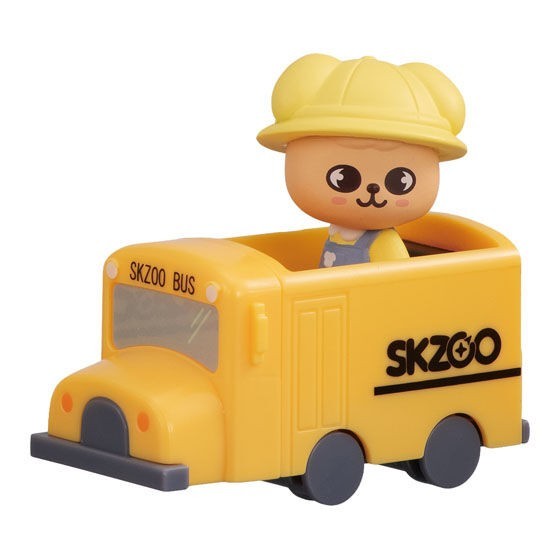 # Capsule Toy SKZOO School Bus Figure PuppyM0