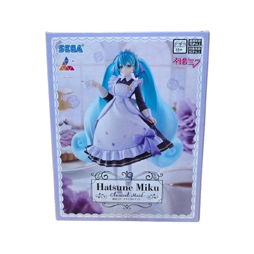 Hatsune Miku Figure Set Zaku Classical Lavender Steeet Rody Made New1