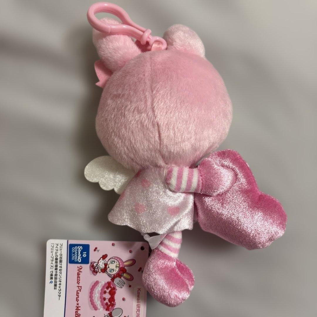Mezzo Piano×Hello Kitty Clippi Plush Toy ~Angel~1