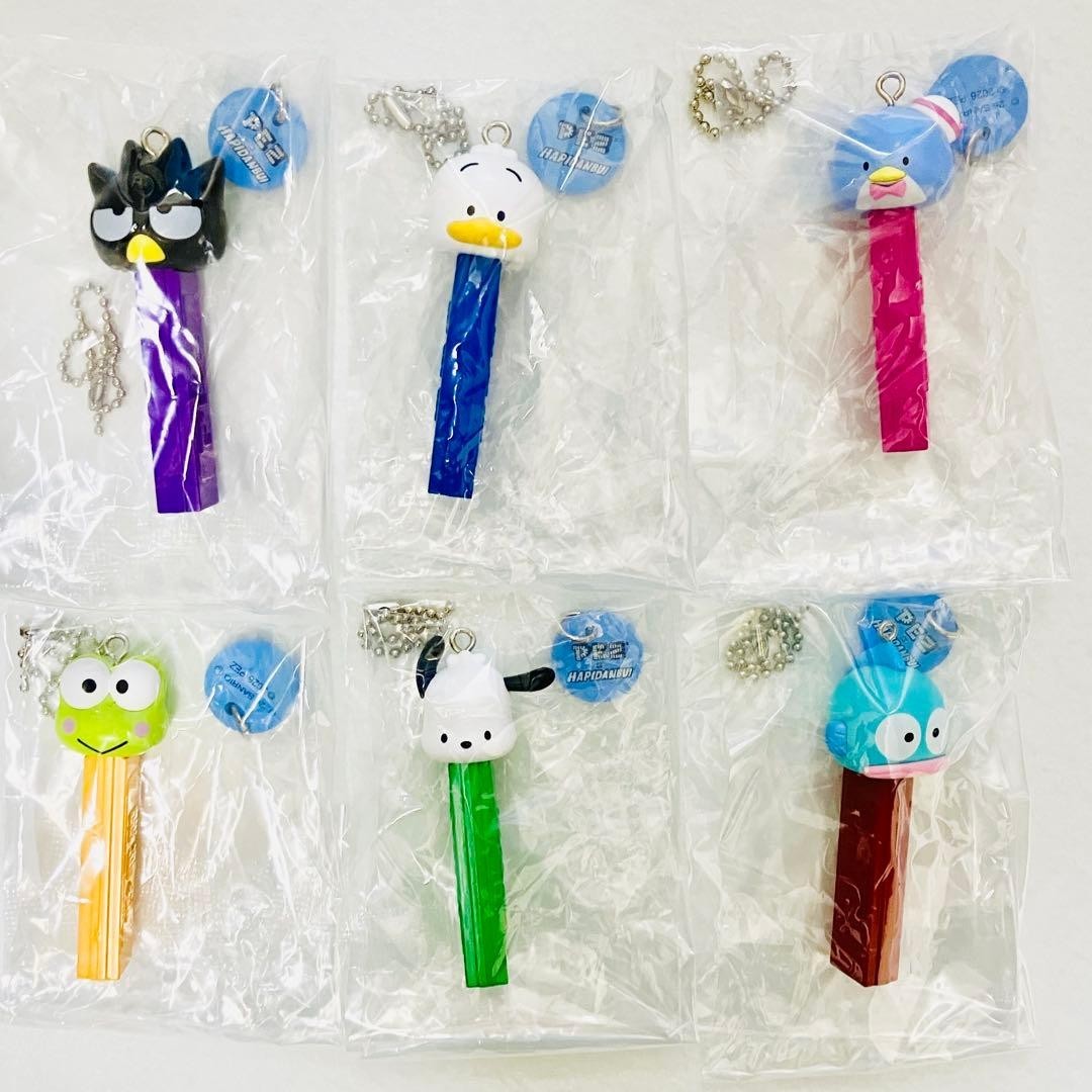 # Capsule Toy PEZ x Hapidanbui Mascot Complete Set1