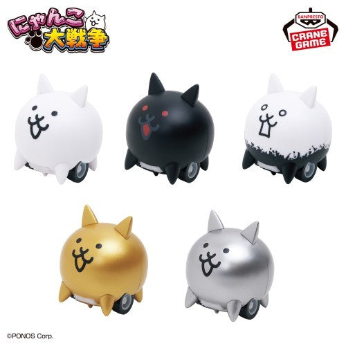 Nyanko Great War Pull Back Car 4cm Complete Set2