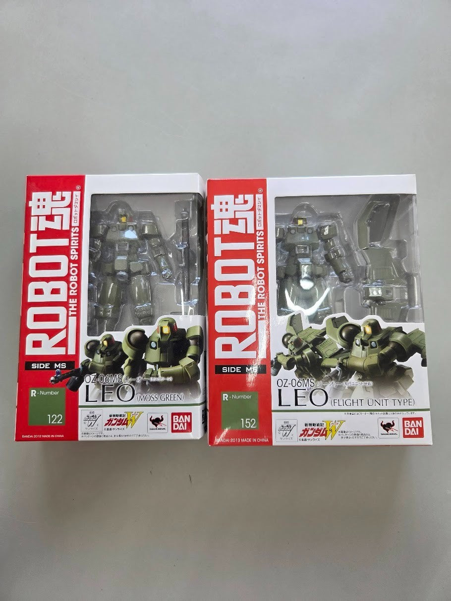 Robot Spirits LEO OZ-06MS Moss Green Flight Unit Equipped Figure BANDAI　set of 20