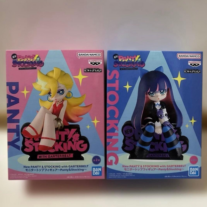 # Monitor Top Figures Panty & Stocking 12cm Set of 2 New Japan1