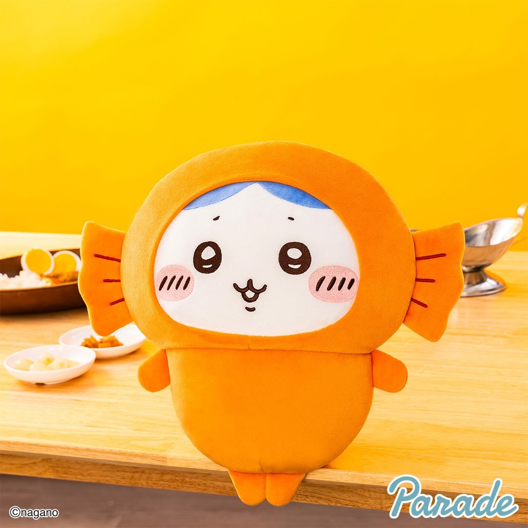 # Chiikawa Curry Companions BIG Plush Toy hachiware Fukujinzuke Japan New0