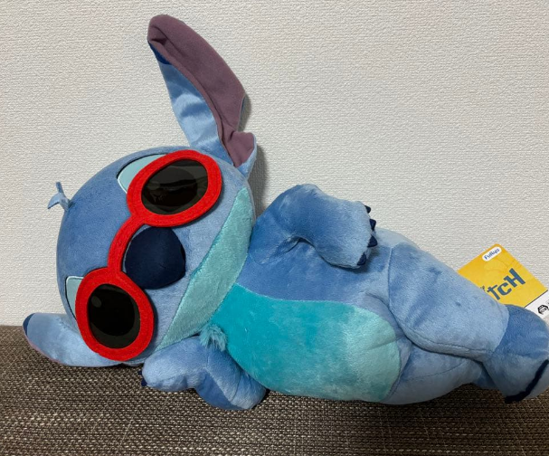 Disney Stitch Nesoberi Super Big Plush Toy with Sunglasses 52cm1