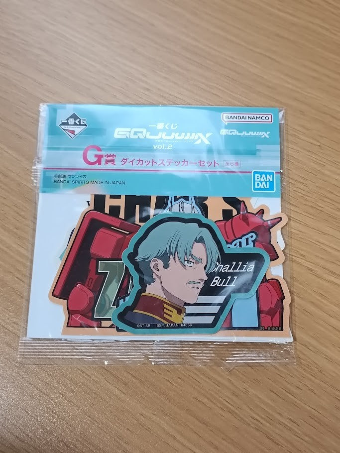 Ichiban Kuji Mobile Suit Gundam GQuuuuuuX Sticker Set K4930