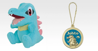 # Ichiban Kuji Pokemon 30th Anniversary Plush Metal Charm Set of 2 Totodile0