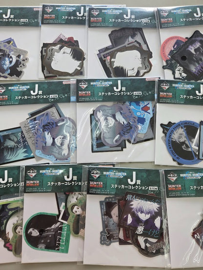 # Ichiban Kuji Hunter x Hunter J Prize Stickers Zoldyck Killua Illumi Set of 142
