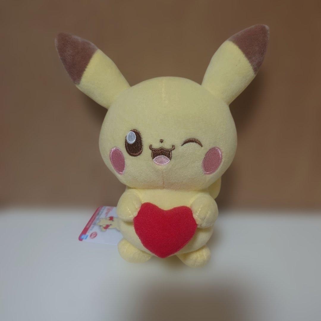 Pokémon Peaceful Place Plush Toy Mellow Heart  Pikachu Ver.0