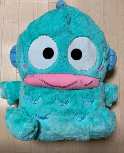 # Sanrio Hangyodon Grande Plush Toy  Surprise! New Japan1