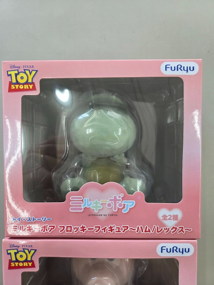 # TOY STORY Milky Boa Flocked Figures  Ham & Rex Set of 2 new japan1