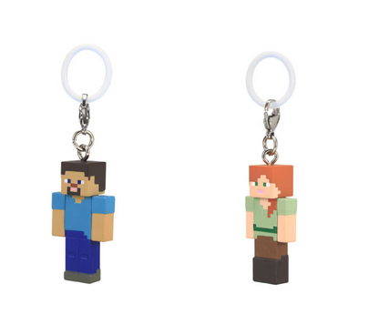 # MINECRAFT Mejirushi Accessories Steve & Alex Set of 20