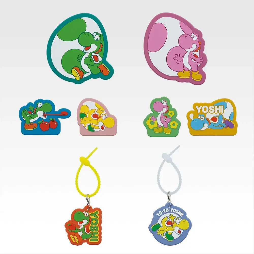 # Ichiban Kuji Super Mario with YOSHI Prize E Rubber Collection Set of 60