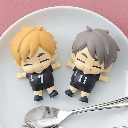Haikyu Manpuku Gochisousa Mascot Mini Figure Vol.2 Miya Atsumu Osamu set0