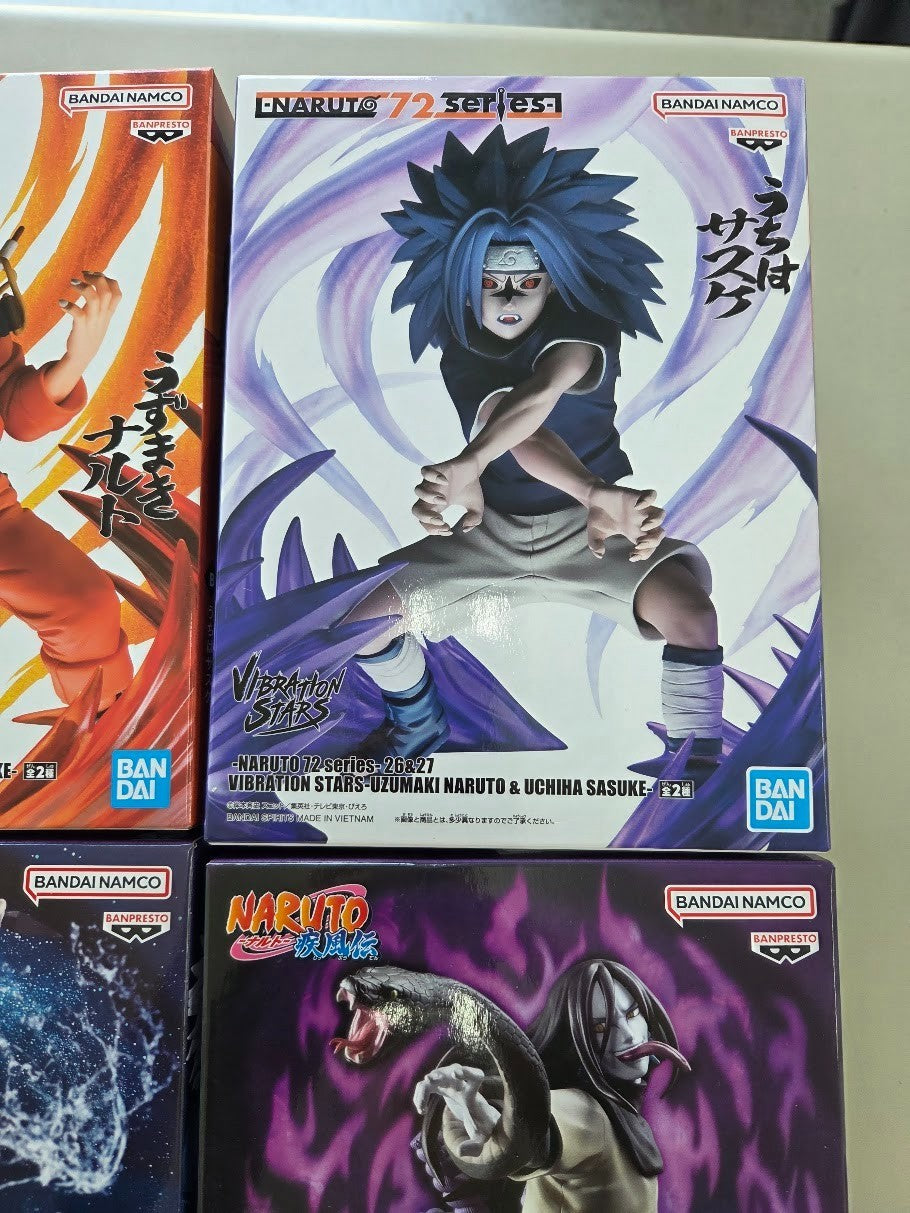 # NARUTO VIBRATION STARS Figure Set Sasuke Orochimaru Tobirama Senju 2