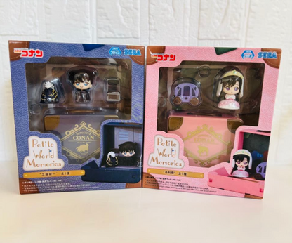 # Detective Conan Petite World Memories Shinichi Kudo Ran Mouri set Figures0