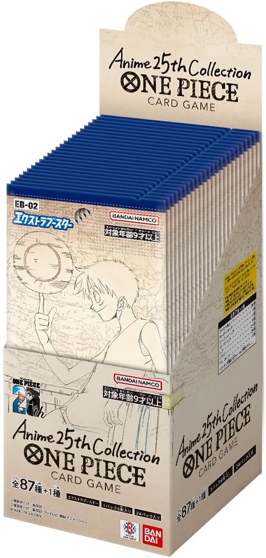 BANDAI ONE PIECE Card Game Extra Booster Anime 25th collection 24 packs