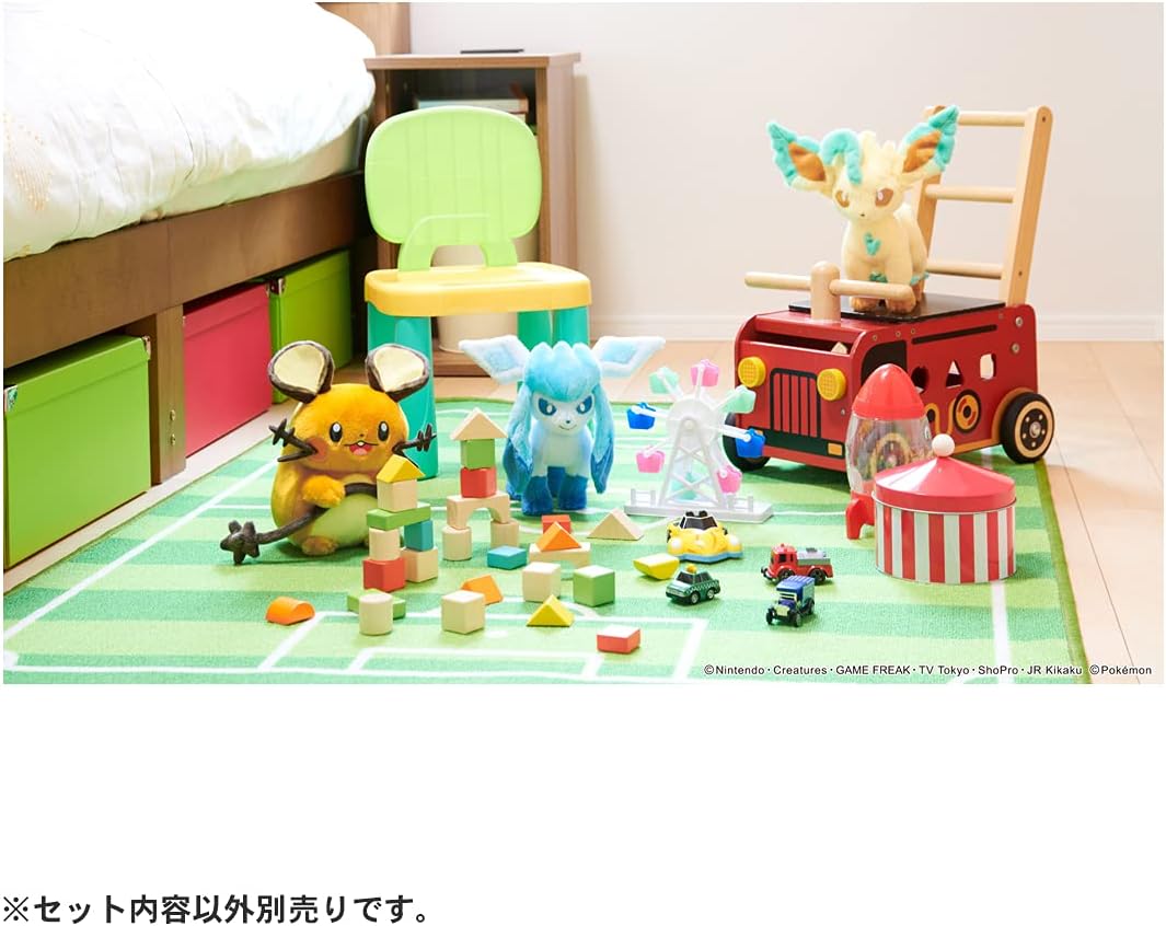 TAKARATOMY A.R.T.S Pokemon Plush  Glaceon Plush Width 22cm