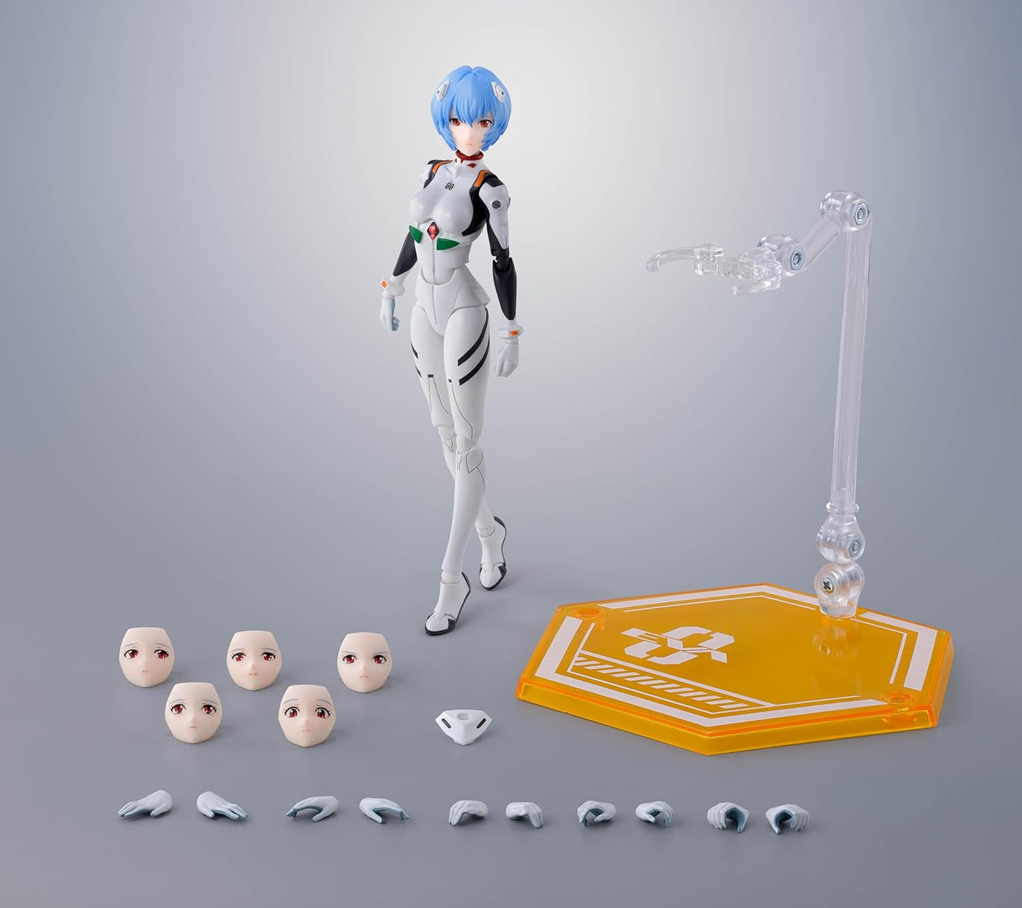 PSL TAMASHII NATIONS S.H. Figuarts Evangelion New Theatrical Version Rei Ayanami Approx. 135mm PVC & ABS Painted Movable Figure