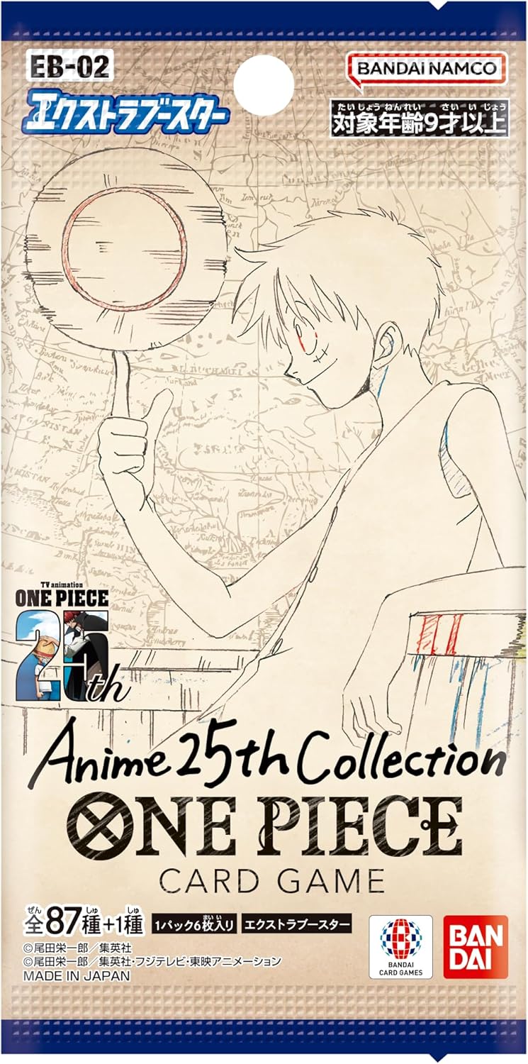 BANDAI ONE PIECE Card Game Extra Booster Anime 25th collection 24 packs