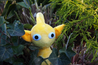 Pikmin ALL STAR COLLECTION Plush toy Yellow Pikmin  W9×D9×H17cm
