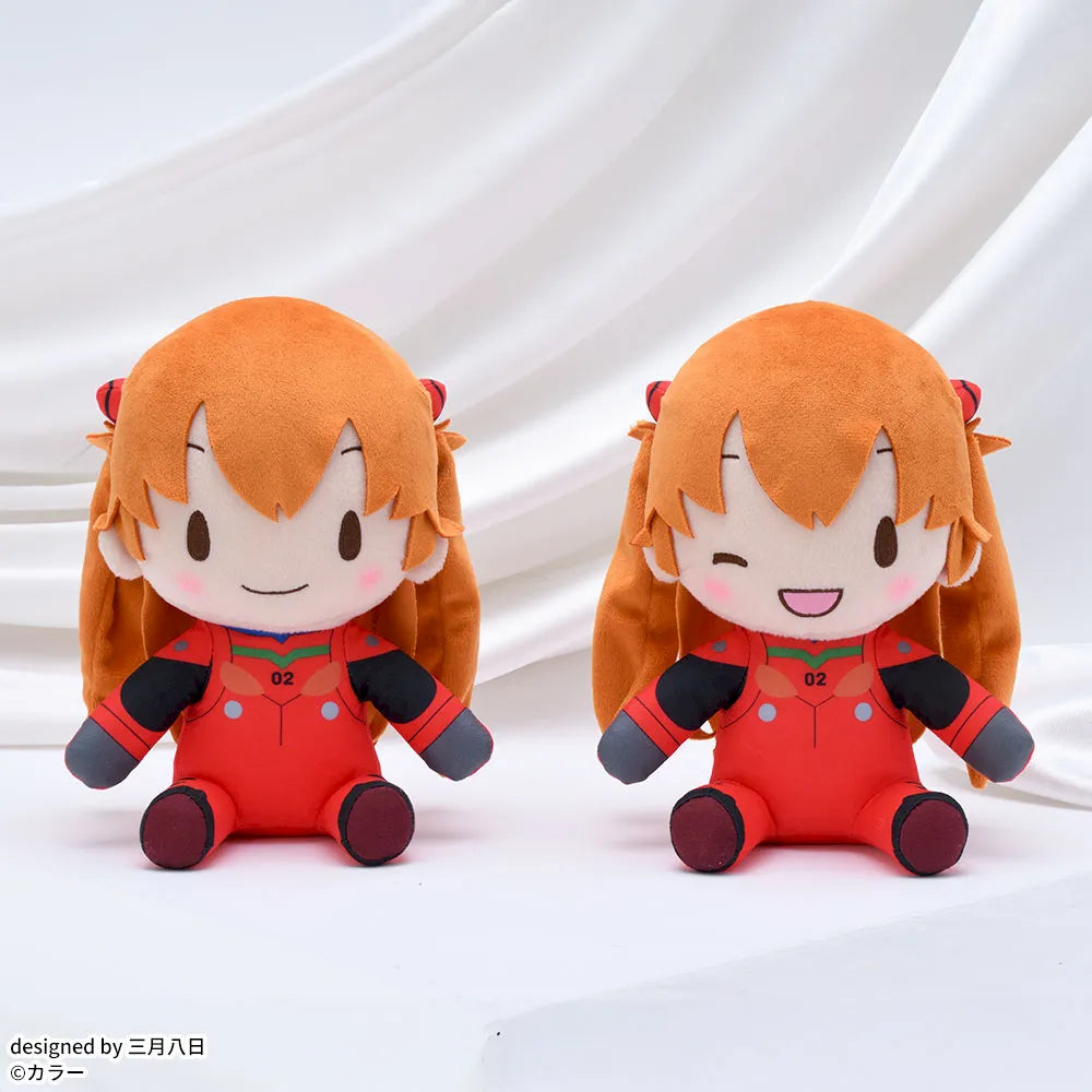 Evangelion Series Fuwapuchi Plush toy Asuka M 16×10×22cm set