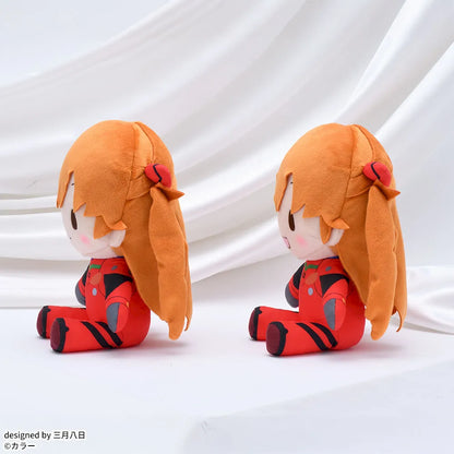 Evangelion Series Fuwapuchi Plush toy Asuka M 16×10×22cm set