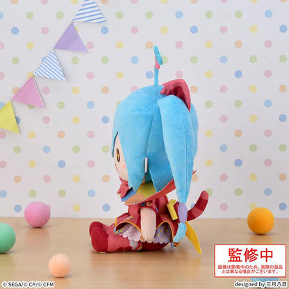 Hatsune Miku series Fuwapuchi L Plush toy 18x13x27cm Wonderland Miku