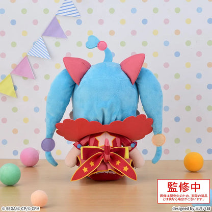 Hatsune Miku series Fuwapuchi L Plush toy 18x13x27cm Wonderland Miku