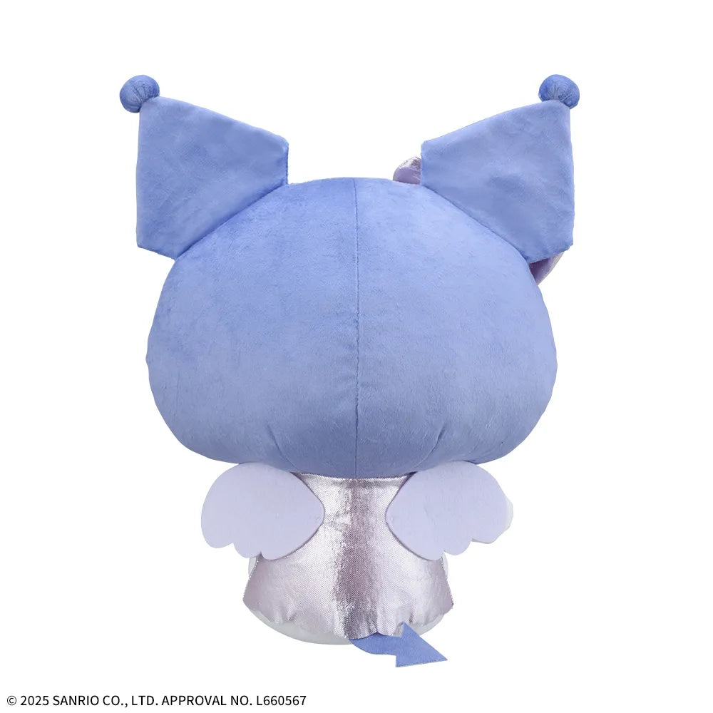 Sanriocharacters x Nicomakel plush toy "Kuromi" 18×13×28cm