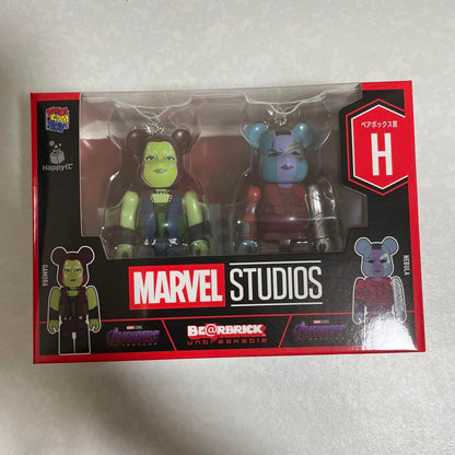 MARVEL STUDIOS / Happy Kuji BE@RBRICK BE@RBRICK 100% Pair set H