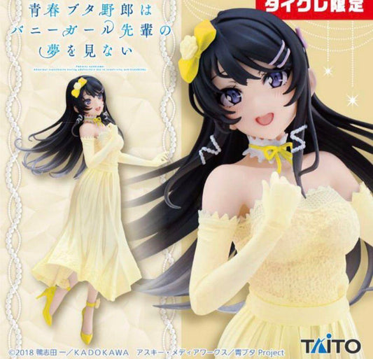 Rascal Does Not Dream of Bunny Girl Senpai Taito Limited Party Dress Figure Mai Sakurajima
