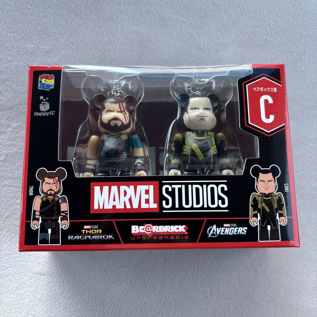 MARVEL STUDIOS / Happy Kuji BE@RBRICK BE@RBRICK 100% Pair set C