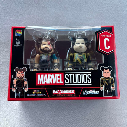 MARVEL STUDIOS / Happy Kuji BE@RBRICK BE@RBRICK 100% Pair set C