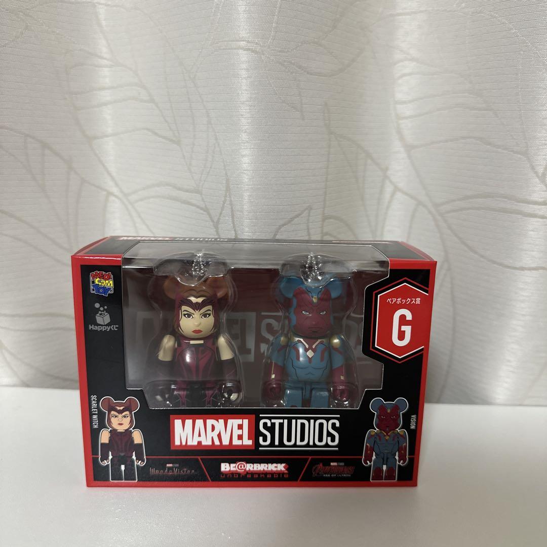 MARVEL STUDIOS / Happy Kuji BE@RBRICK BE@RBRICK 100% Pair set G