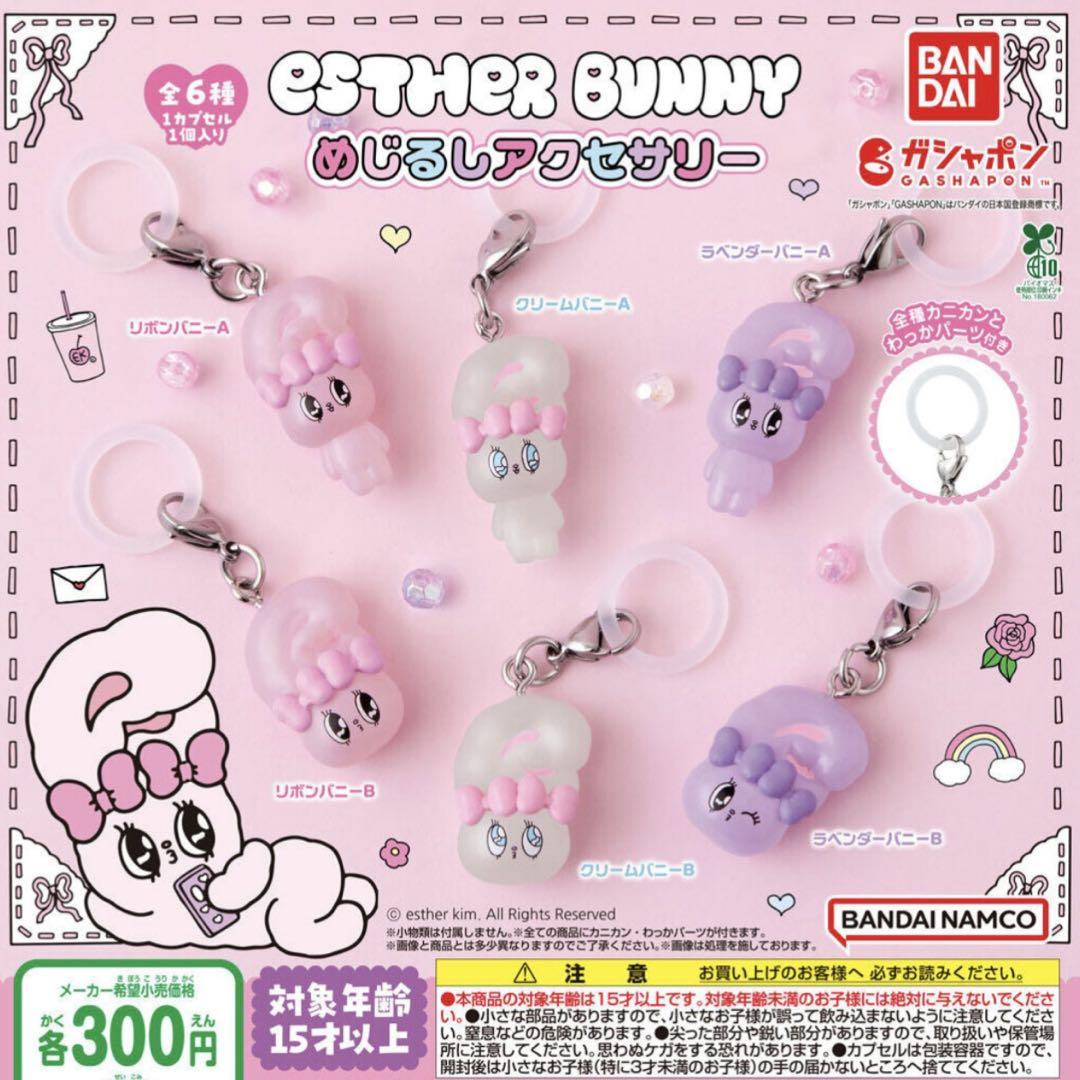 Capsule Toy Complete Esther Bunny Mejirushi accessories